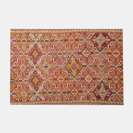 Impression de tapis de soie persan (Devant)
