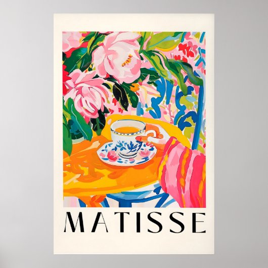 Impression de tasse à thé inspirée de Matisse Mili (Devant)