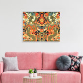 Impression de textile de dragon chinois vintage Ar (Insitu(Salon))