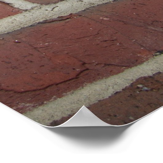 impression de texture murale en brique (Coin)