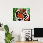 Impression de tigre (Bureau à domicile)