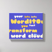 Impression de toile (Recto)