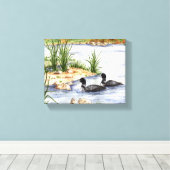 Impression de toile à deux hublots (Insitu (Plancher de Bois))