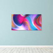 Impression de toile - Abstrait-Art-Antelope-Canyon (Insitu (Plancher de Bois))