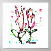 Impression de toile Abstraite (Devant)