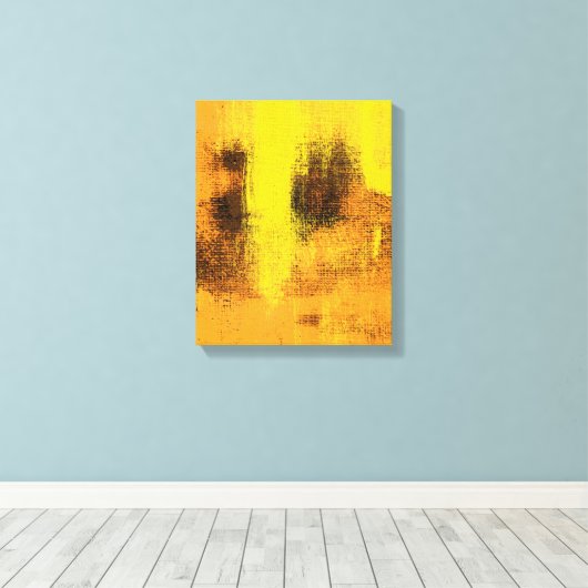 Impression de toile Abstraite 1966 (Insitu (Plancher de Bois))