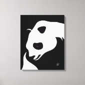 Impression de toile Abstraite Panda géante (Recto)