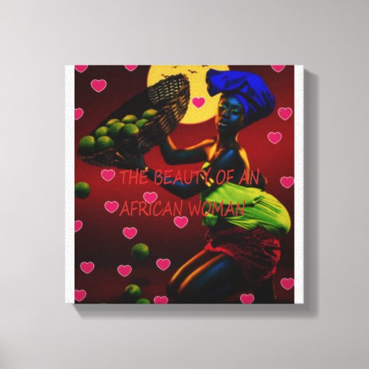 Impression de toile africaine (Recto)