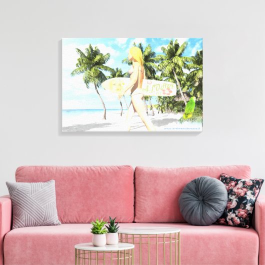 Impression de toile Aloha 01 (Insitu(Salon))