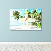 Impression de toile Aloha 01 (Insitu (Plancher de Bois))