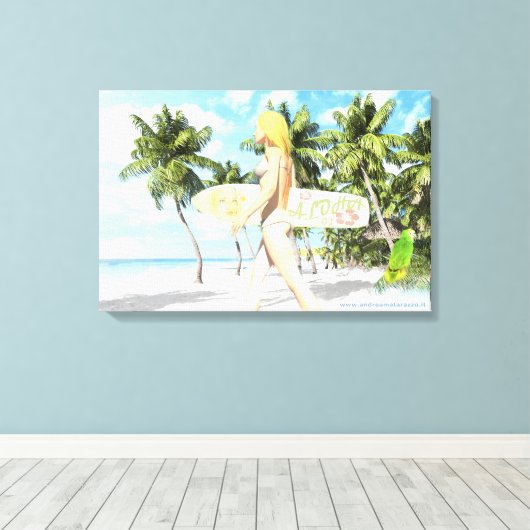 Impression de toile Aloha 01 (Insitu (Plancher de Bois))