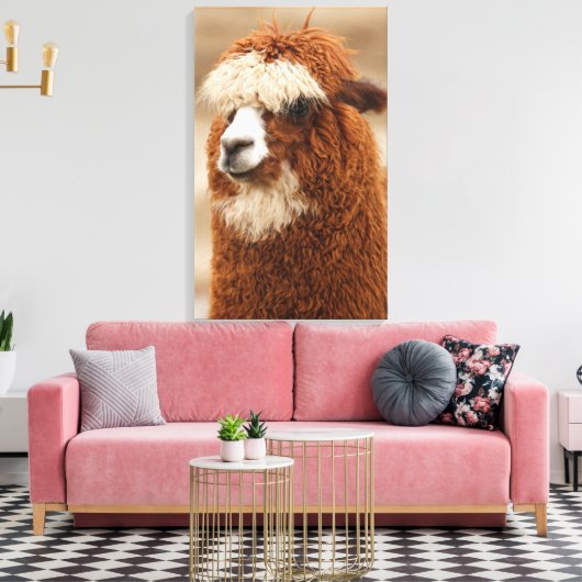 Impression de toile Alpaca (Insitu(Salon))