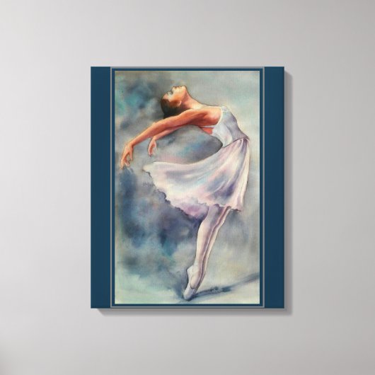 Impression de toile - Aquarelles Ballerina (Recto)