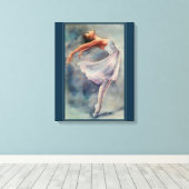 Impression de toile - Aquarelles Ballerina (Insitu (Plancher de Bois))