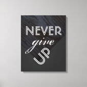 impression de toile avec citation de texte n'aband (Recto)