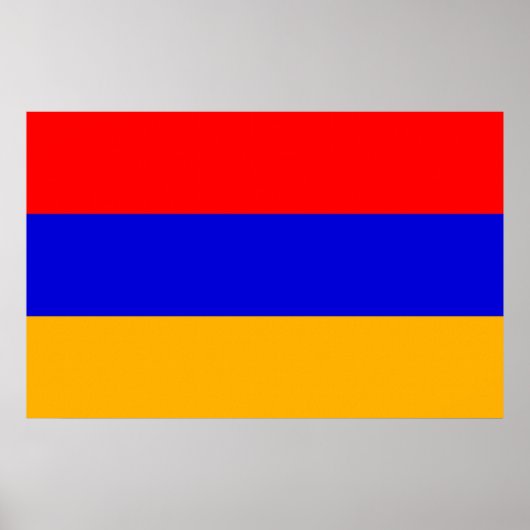 Impression de toile avec Drapeau d'Arménie (Devant)