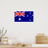 Impression de toile avec drapeau d'Australie (Cuisine)