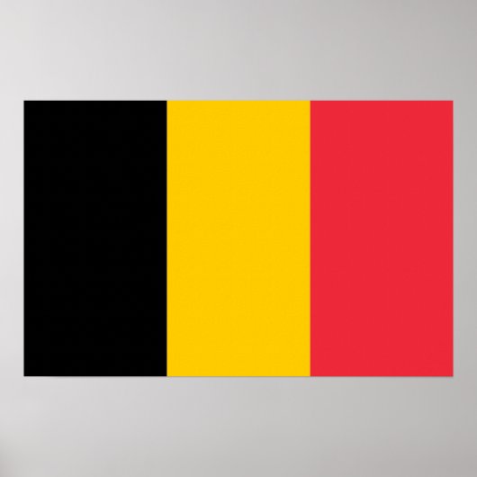 Impression de toile avec Drapeau de Belgique (Devant)