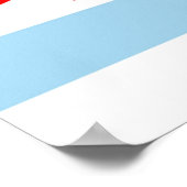 Impression de toile avec Drapeau de Chicago, U.S.A (Coin)