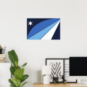 Impression de toile avec Drapeau de Columbia, Caro (Bureau à domicile)