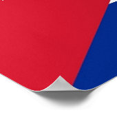 Impression de toile avec drapeau de Cuba (Coin)