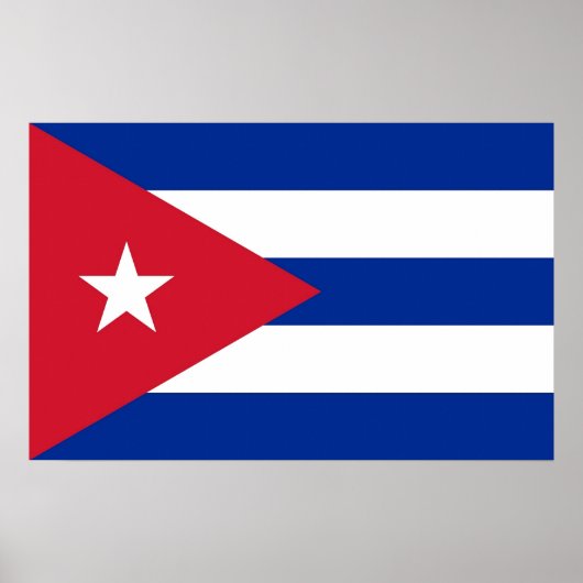 Impression de toile avec drapeau de Cuba (Devant)