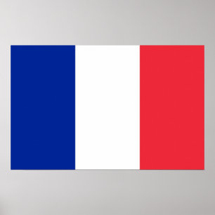 Impression de toile avec Drapeau de France