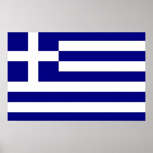 Impression de toile avec Drapeau de Grèce (Devant)