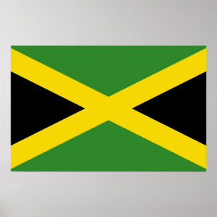 Impression de toile avec Drapeau de Jamaïque