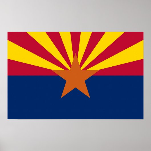 Impression de toile avec Drapeau de l'Arizona, U.S (Devant)