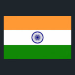 Impression de toile avec Drapeau de l'Inde<br><div class="desc">Transformez votre espace avec notre étonnante impression de toile arborant le drapeau de l'Inde ! Ce dessin en toile qui attire l'oeil est la meilleure façon de célébrer votre admiration pour la culture indienne. Les couleurs vives du drapeau indien sont magnifiquement crées, ce qui en fait un ajout unique et...</div>