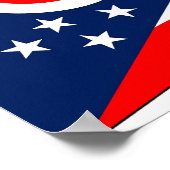 Impression de toile avec Drapeau de l'Ohio, U.S.A. (Coin)