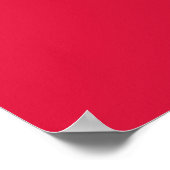 Impression de toile avec Drapeau de Pologne (Coin)