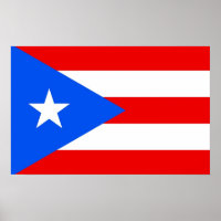Impression de toile avec Drapeau de Porto Rico, U.