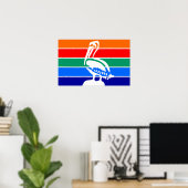 Impression de toile avec drapeau de Saint-Pétersbo (Bureau à domicile)