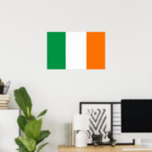 Impression de toile avec drapeau d'Irlande (Bureau à domicile)