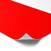 Impression de toile avec drapeau du Canada (Coin)