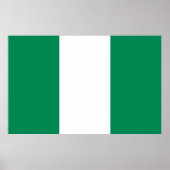 Impression de toile avec Drapeau du Nigeria (Devant)