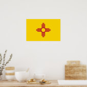 Impression de toile avec drapeau du Nouveau-Mexiqu (Cuisine)