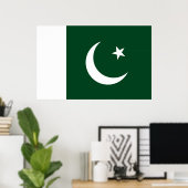 Impression de toile avec drapeau du Pakistan (Bureau à domicile)