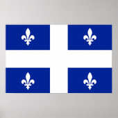 Impression de toile avec Drapeau du Québec, Canada (Devant)