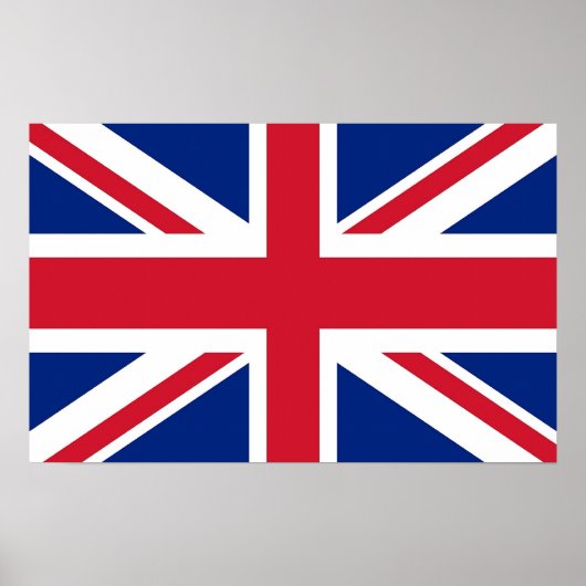 Impression de toile avec drapeau du Royaume-Uni (Devant)