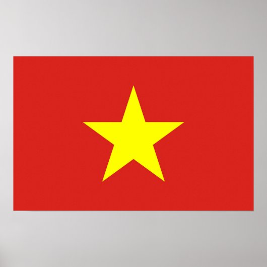Impression de toile avec Drapeau du Vietnam (Devant)