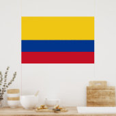 Impression de toile avec le drapeau de la Colombie (Cuisine)