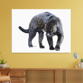 Impression de toile blanche de Jaguar Diablo (Insitu(Salon))