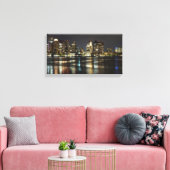 Impression de toile - Boston Skyline (Insitu(Salon))