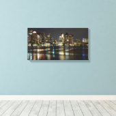 Impression de toile - Boston Skyline (Insitu (Plancher de Bois))