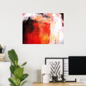 Impression de toile brillante d'art Abstrait moder (Bureau à domicile)