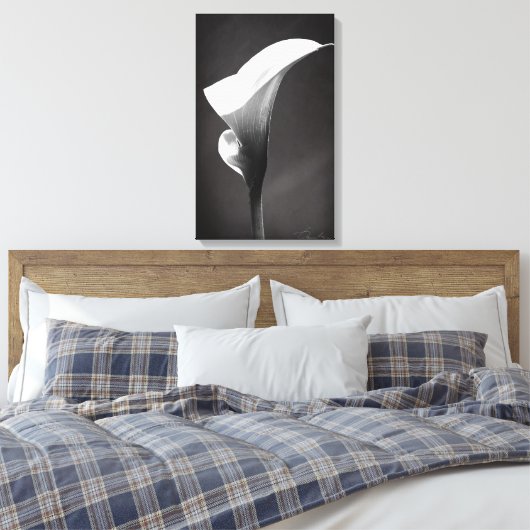 Impression de toile calla lily (Insitu(Chambre))