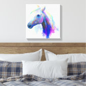 Impression de toile Cheval Abstrait multicolore (Insitu(Chambre))